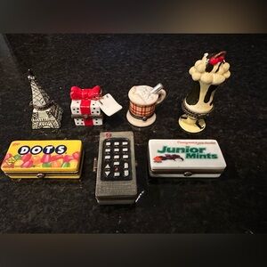 Vintage PHB Midwest of Cannon Falls Porcelain Hinged Trinket Boxes Lot of 7